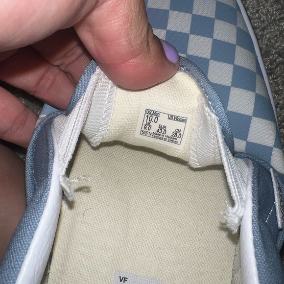 Checkered blue vans - Picture 4 of 4